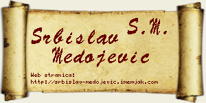 Srbislav Medojević vizit kartica